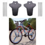 Garde-Boue pour vélo de Montagne, Garde-Boue Avant et arrière, Jeu de Garde-Boue pour VTT,Couverture complète Universelle épaiss