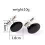 YKKJ Boutons de Manchette,Bouton de Manchette Homme 1 Paires Boutons de Manchette de Mariage pour Hommes Chemise Business Mariag