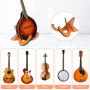 Support en Bois pour Ukulélé, 2 Pcs Supports pour Ukulélé Conviennent à la Guitare au Ukulélé et à la Mandoline, Support de Guit