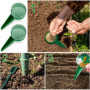 Wxinsheng Mini Semoir Semences,6 PCS Épandeurs de Graines Distributeur Graines Rond Semoir à Main Distributeur de Semences Outil