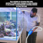 EHDWXVZM 1 tuyau d'eau d'aquarium, 1 brosse, changement d'eau d'aquarium, nettoyeur de sable, pompe à siphon manuelle, filtre de