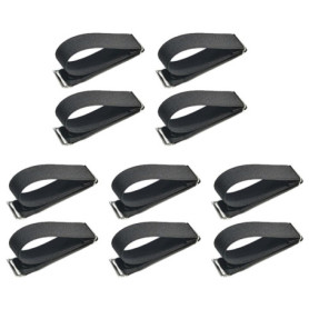 Lot de 5 paires de lacets réglables avec sangle fixe - Bande de fixation pour chaussures de football - Résistants à la déchirure