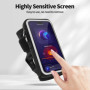Poraceous Brassard de Sports Téléphones Portables, Brassard de Course avec Poche Écouteur, Résistant à Leau pour Tous Les Smartp