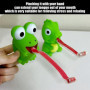 3 Jouets Animaux pour Enfants, Jouet à Presser, Jouet à Presser Grenouille, Jouet pour Enfants Dinosaure, Jouet Pop Langue