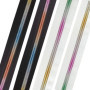 rumitpan Fermeture Éclair spiralée sans fin, arc-en-ciel, 3 mm x 10 m, en nylon, avec 30 curseurs et 60 butées, divisible, vente