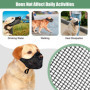 prota Museliere pour Chiens Ajustable Muselière Chien, Muselière en Nylon Réglable avec Sangles, Muselière en Maille Respirante 