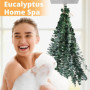Neuytiky 20 Pièces Eucalyptus Seches,Naturel Fleurs Séchées Tiges D'Eucalyptus Véritable et Conservées de 43cm,Tige D'Eucalyptus