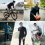 MEETYOO Tee Shirt Compression Homme Manche Longue, Baselayer Maillot Running Vetement Fitness pour Sports Jogging Musculation