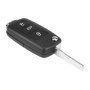 KSTE 5K0837202AD 3 Bouton Voiture Télécommande clé 434MHz ID48 Chip émetteur for Caddy