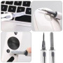 Kit de nettoyage pour écouteurs Pro 1 2,3 en 1 - Stylo de nettoyage multifonction - Brosse souple pour écouteurs Bluetooth, clav