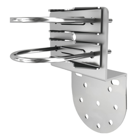 Kit de montage pour mât d'antenne, support de tube de 30 à 50 mm, collier de serrage, support de mât d'antenne, support de serra