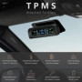 Jansite TPMS Système de surveillance de la pression des pneus à énergie solaire 22-87 psi sur pare-brise avec 4 capteurs de voit