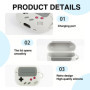 Coque de Protection en Silicone pour Airpods Pro 2，Design Rétro de Machine de Jeu, Compatible avec Le Chargement sans Fil, Prote