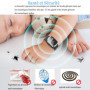 Feloyal Bracelets Anti-moustiques Affichage de la Température Corporelle Montre Anti-Moustiques Rechargeables par USB étanches à
