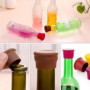 HDGSAFD 10 Bouchons De Vin, Bouchons De Vin Mousseux Réutilisables en Silicone, Ensemble De Bouchons De Rechange pour Bouteilles