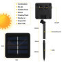 Pavlleen Lot de 3 Guirlande Lumineuse Exterieur Solaire, 12M 120 LED Golaire Extérieur IP65 Étanche, 8 Modes Guirlande Lumineuse