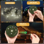 Guirlande Lumineuse De Camping,10M Guirlande Lumineuse Camping Escamotable,9 Modes D'éclairage,2500mAh USB Rechargeables,Guirlan