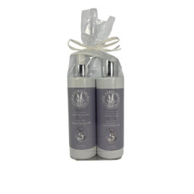 Le Véritable Androgyne Au Lait d'Anesse Bio, Sans Parfum, Duo Soin Corps, Lait Corporel et Gel Douche Corps et Cheveux, 200 ml C