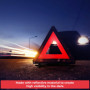 GADLANE Triangle De Signalisation Homologué ECE Réfléchissant Pliable Alerte De Sécurité Lot De 2