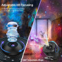 Projecteur Ciel Etoile Projecteur Planetarium 13 en 1, Projecteur Galaxie Veilleuse Projecteur, Lampe D'ambiance Veilleuse Enfan