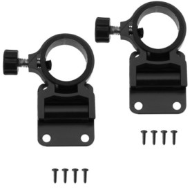 Bessy shop Support de Parasol pour Balcon,2 pièces Porte-Parapluie de Pêche Auvent Support de Poteau Design Pliable Supports de 