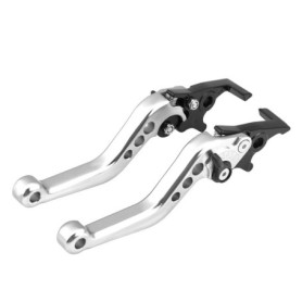 Leviers De Moto Réversibles , Levier D'embrayage de Frein 2Pcs Universal Modifié Double Levier de Frein à Disque Pour Scooter Mo