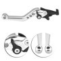 Leviers De Moto Réversibles , Levier D'embrayage de Frein 2Pcs Universal Modifié Double Levier de Frein à Disque Pour Scooter Mo