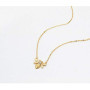 Collier ras du cou avec pendentif abeille pour femmes, adolescentes, filles, argent sterling S925, délicat cristal CZ diamant re