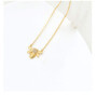 Collier ras du cou avec pendentif abeille pour femmes, adolescentes, filles, argent sterling S925, délicat cristal CZ diamant re