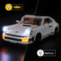 YEABRICKS LED Lumière pour Lego-10295 Creator Expert Porsche 911 Modèle de Blocs de Construction (Ensemble Lego Non Inclus)