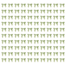 YSJCHEBS 100 Papillons Vert Clair, Rubans Beiges, Arcs De Mariage De Voiture, Arcs De Mariage Décoratifs, Arcs De Ruban, Rubans 