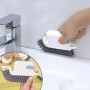 1 Brosse De Nettoyage 3 En 1, 2 Brosses Pour Crevasses, Brosse De Nettoyage Multifonctionnelle, Brosse Pour Crevasses De Fenêtre