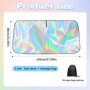 1 Pare-Soleil De Voiture Et 1 Sac De Rangement, Bouclier Thermique De Protection Solaire, Pare-Brise, Équipement De Protection S