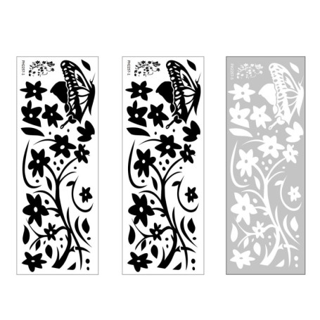 EHDWXVZM Lot De 3 Autocollants pour Meubles De Réfrigérateur, Designs Créatifs, Motifs Variés, Faciles À Appliquer, Adaptés À La