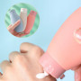 6 Morceaux De Bouteilles Et 1 Étiquette Multicolore, Bouteille D'Extrusion Portable, Fournitures De Voyage, Peuvent Être Utilisé