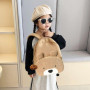 Sac À Dos d'ours À 1 Pièce, Remorque en Peluche d'une Pièce, Sac À Dos De Dessins Animés Sucrés, Sac À Dos pour Enfants, Sac À D