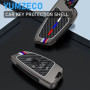 TTCR-II Alliage de Zinc Coque de clé Compatible avec 2 3 5 7 Series X1 X3 X4 X5 X6 F15 F16 F45 F48 G01 G02 G30 G32, 4 Boutons G3