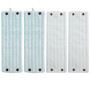 Lot de 4 serpillere microfibre pour Leifheit Combi/Clean Twist M Micro Duo, adaptées à tous types de sols, housse de rechange po
