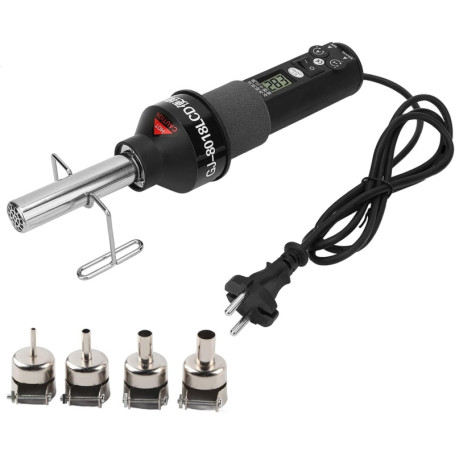 DEWIN Air Chaud Station, Soudage Pehd Soudure Polyethylene 450W 220V Lcd Réglable dn Chaleur électronique Pistolet à Air Chaud à