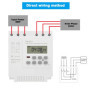 Contrôleur de Minuterie 380V, Minuterie Programable TM-613 380V 16A 3 Phases Interrupteur De Minuterie De Relais Temporel Progra