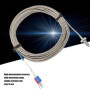 M6 Thermocouple de type K Câble BSW Sonde de Mesure de Température de Filetage de Vis Type K Câble de Thermocouple 1-5M (4m)