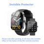 Frgnie Lot de 6 films protecteurs d'écran en TPU souple pour montre connectée Soudorv, Uaue, Csasan T70 1,91" (1,91") - Compatib