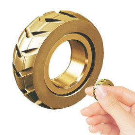 OBEST EDC Jouets Adulte Stress Relief Magnétique Métal TDAH Casual Fidget Anneaux Stress Relief Jouet Spin Anneaux Nouveau Mécan