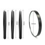 3pcs pinces à épiler et miroir grossissant 10x - pince à épiler de précision en acier inoxydable pour sourcils, poils incarnés, 
