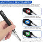 GOEDCH Kit de Fer à Souder sans Fil: Mini Kit de Fer à Souder Rechargeable USB, 5V 8W Portable Kit de Fer à Souder Professionnel