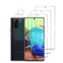 [5 Pièces] 3 Pièces Verre Trempé pour Samsung Galaxy A71 avec 2 Pièces Caméra Arrière Protecteur, Ultra Résistant Film Protectio