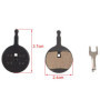Futheda 4 Paires Bicyclette Plaquettes de Frein à Disque Semi-Métalliques compatibles avec AVID BB5