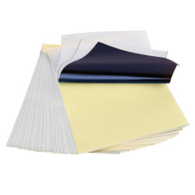 UTOCLEC Papier Transfert Tatouage, 50 Feuilles Stencil Tatouage Transfert Papier, 4 Couches Papier Tatouage pour Transfert Forma
