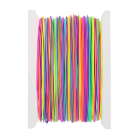 vaolmlop 1mm Fil Nylon pour Bracelet Perle 30m Cordon Bracelet Macramé Fil De Jade,Fil pour Tisser des Colliers, Perle, Bijoux, 