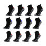 Socksberg, 12 paires de chaussettes courtes | Chaussettes de travail courtes pour hommes| Chaussettes de sport durables et anti-